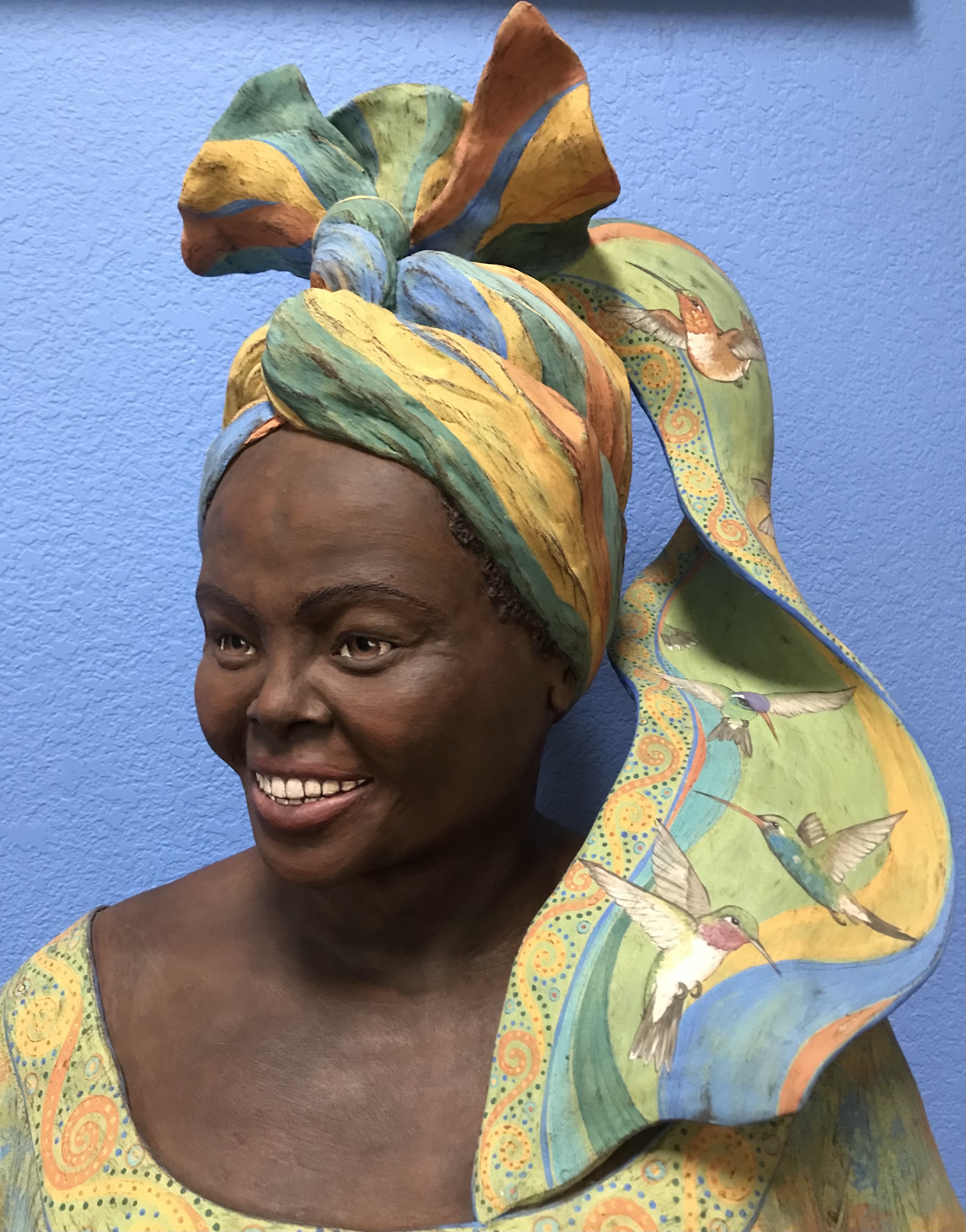 Sculpture Bust of Nobel Prize Winner Wangari Maathai